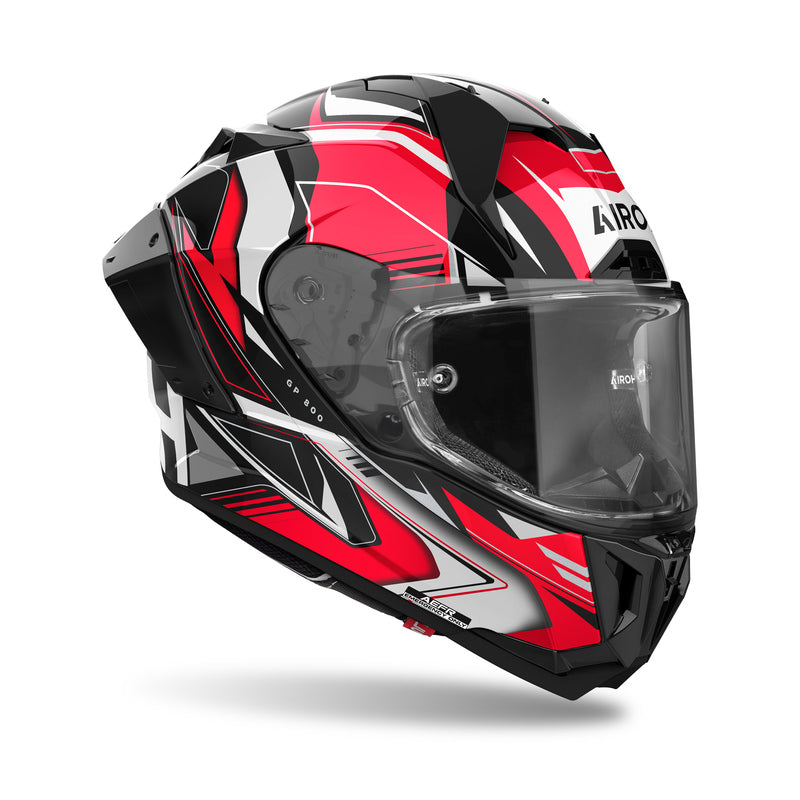 KASK MOTOCYKLOWY AIROH GP800 MUST RED GLOSS