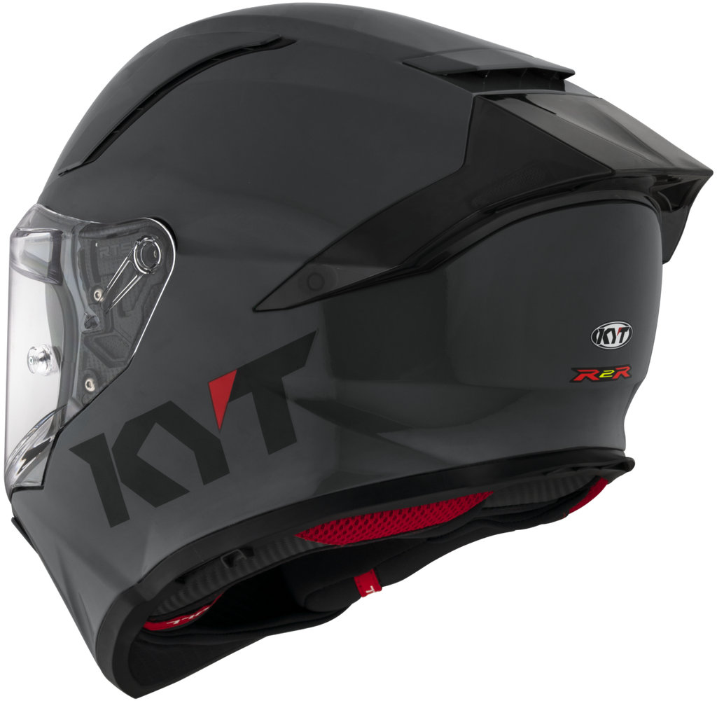 Kask Motocyklowy KYT R2R połysk szary ECE/ONU 22-06