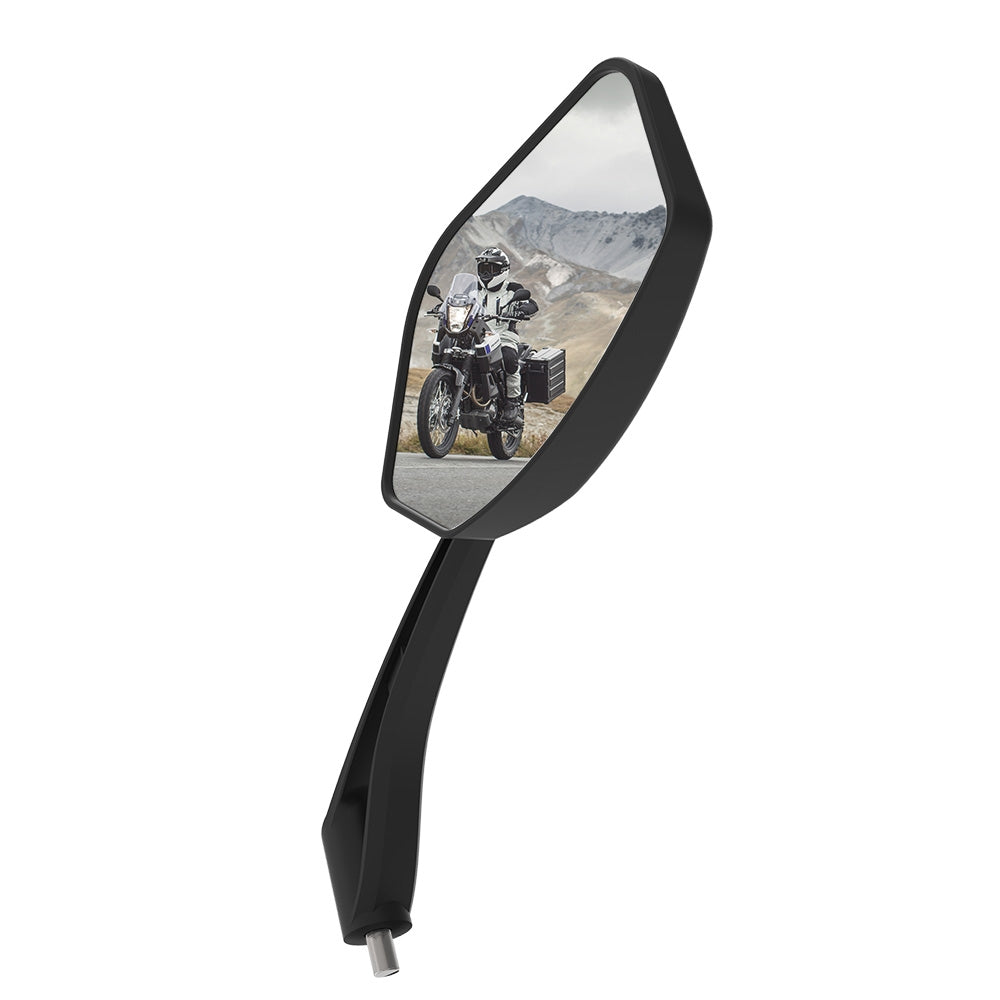 OXFORD LUSTERKO UNIWERSALNE TRAPEZIUM LEWE M10X1,25 PRAWY GWINT KOLOR CZARNY