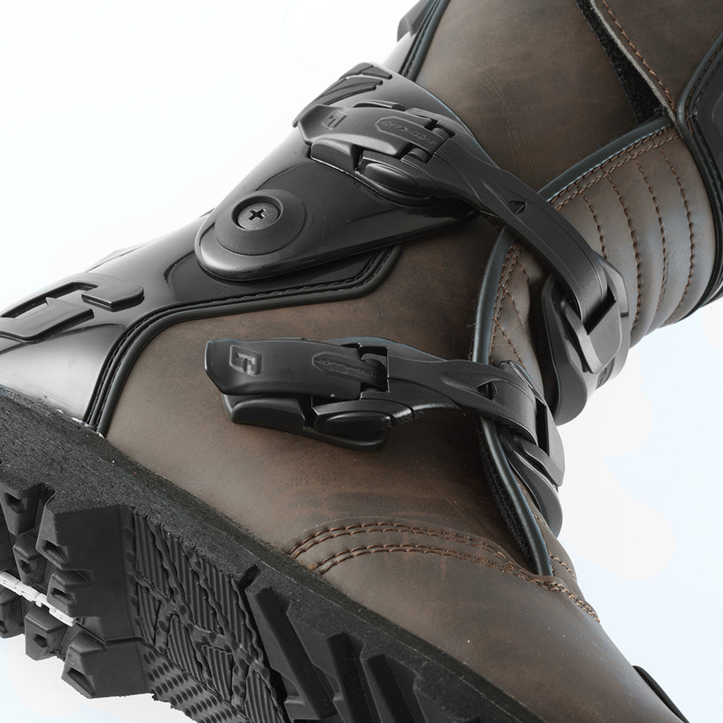 Buty motocyklowe, turystyczne GAERNE G-DAKAR AQUATECH Membrana DRYTECH brązowe