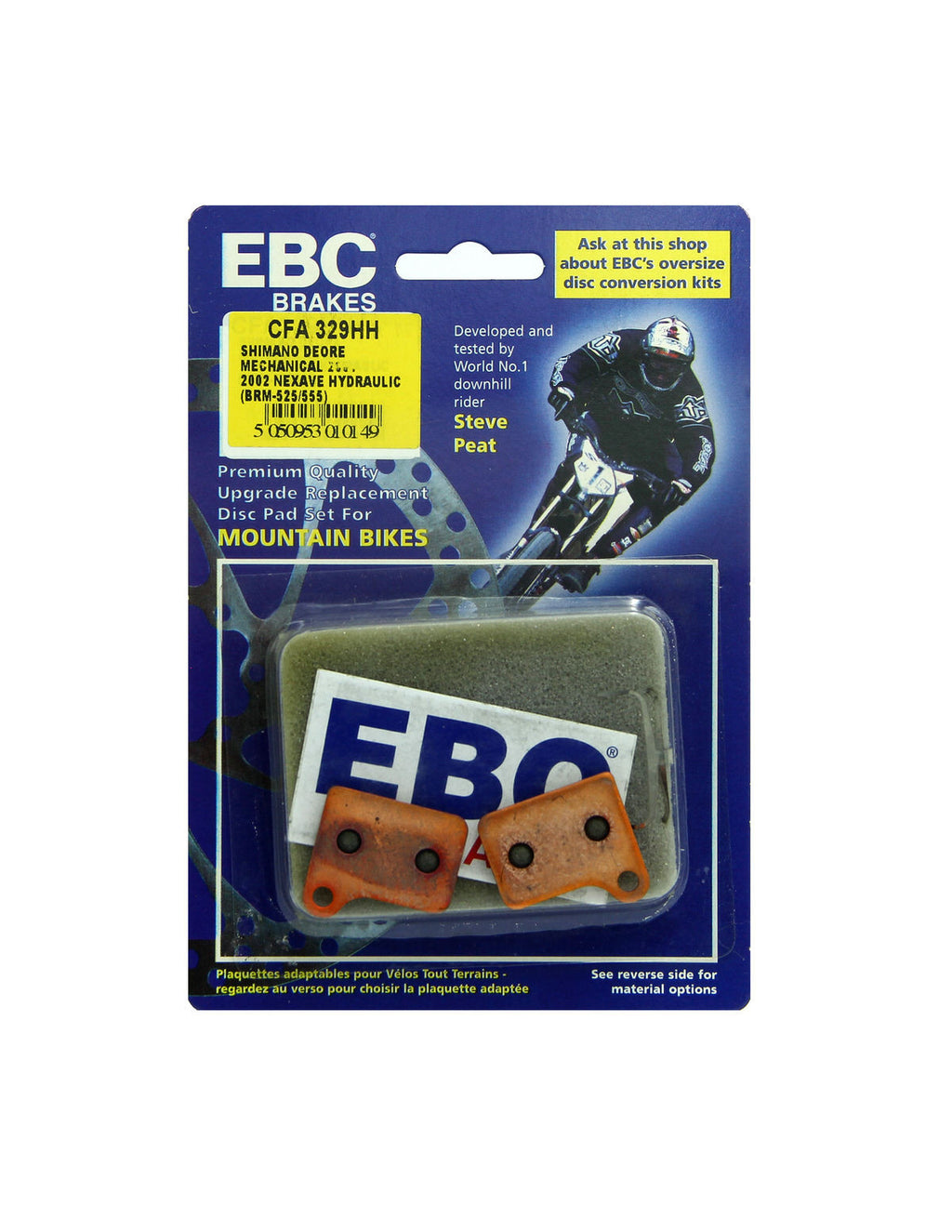 CFA329HH - Klocki hamulcowe rowerowe (spiekane) EBC Brakes