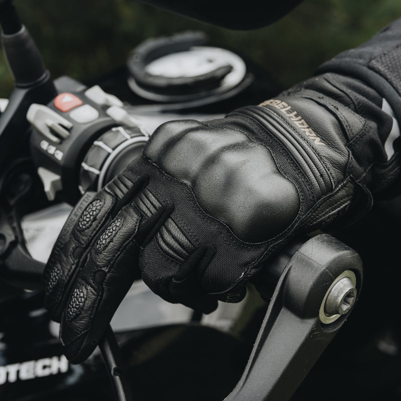 RĘKAWICE MOTOCYKLOWE DAMSKIE REBELHORN PATROL BLACK GREY WXS