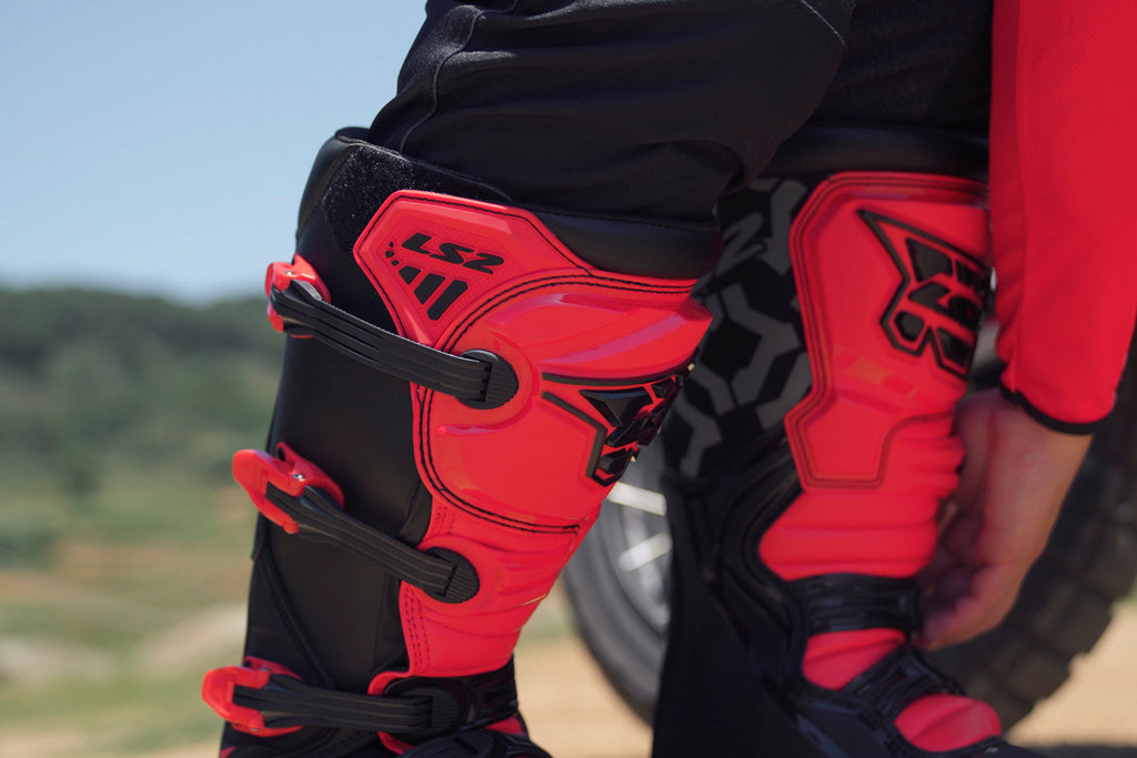 BUTY LS2 RAPTOR MAN BLACK RED