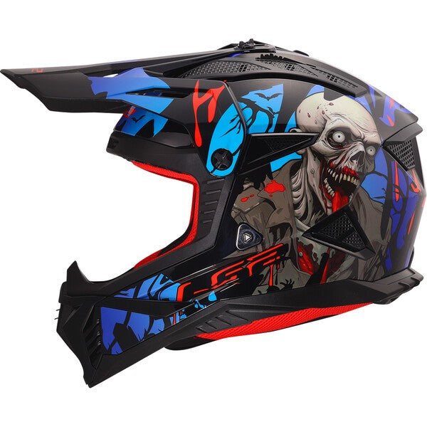 KASK LS2 MX708 FAST II ZOMBIE II BL. RED BLUE