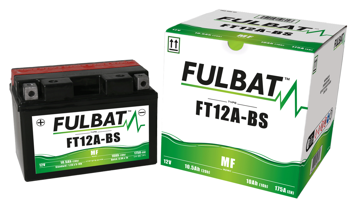 Akumulator FULBAT FUL MF - FT12A-BS / YT12A-BS (suchy, bezobsługowy, kwas w zestawie)