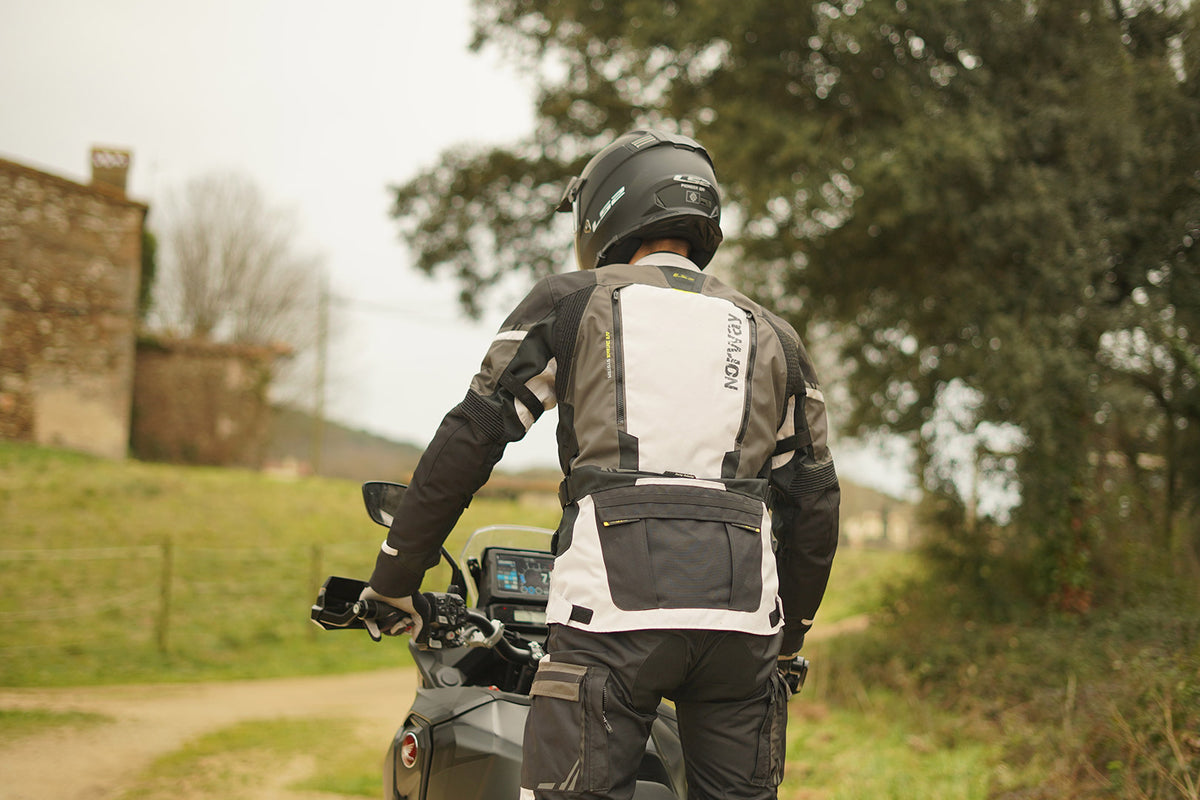 KURTKA LS2 NORWAY MAN BLACK GREY YELL.