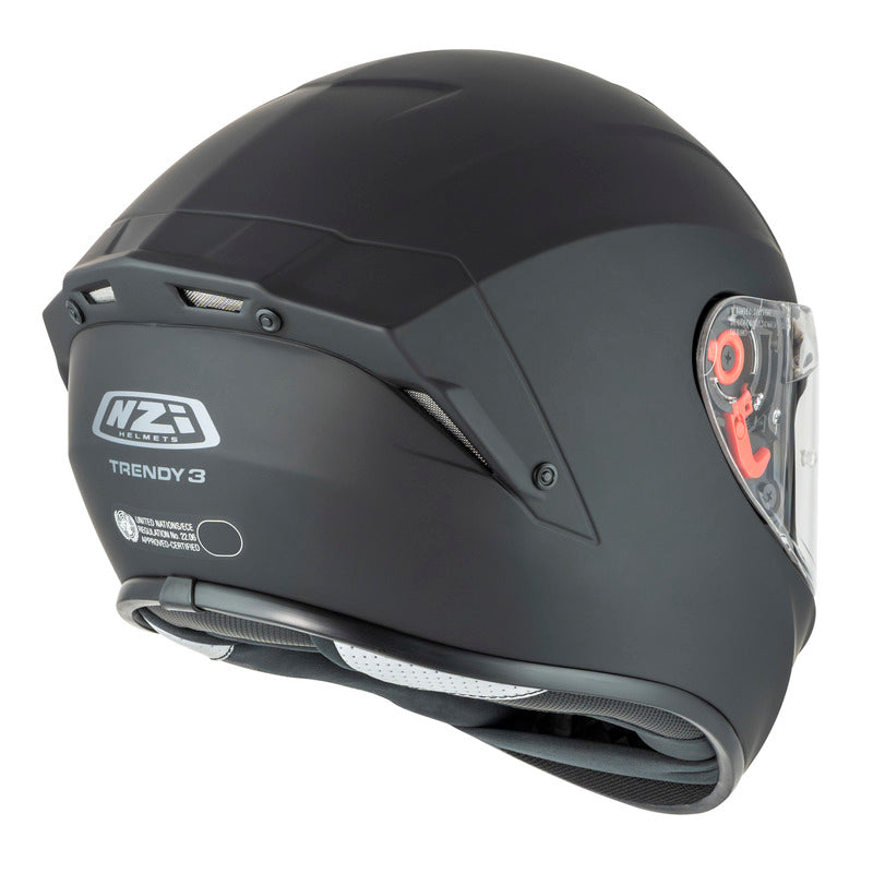 KASK MOTOCYKLOWY NZI TRENDY STREAM MATT BLACK S