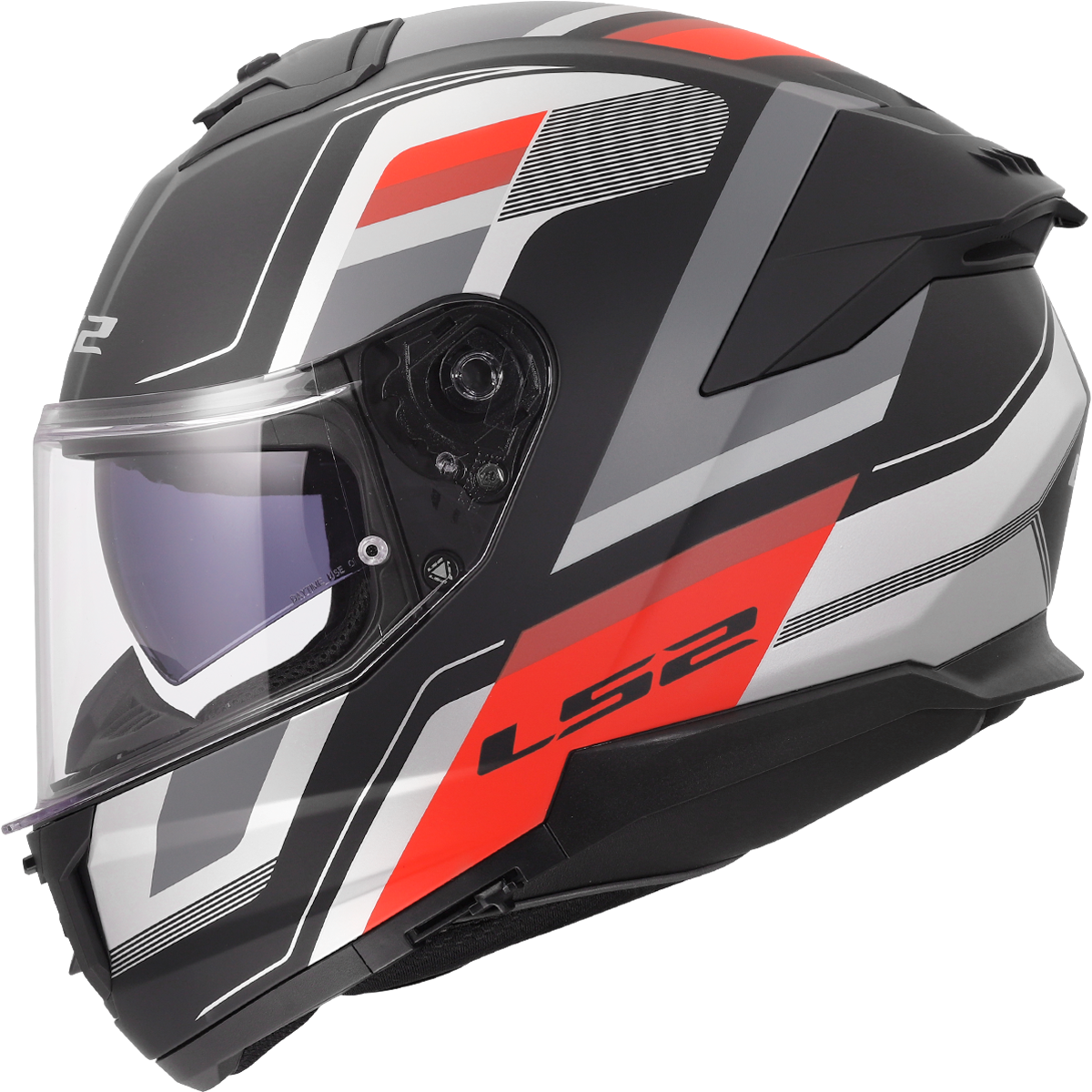 KASK LS2 FF808 STREAM II VINTAGE BL.GREY RED