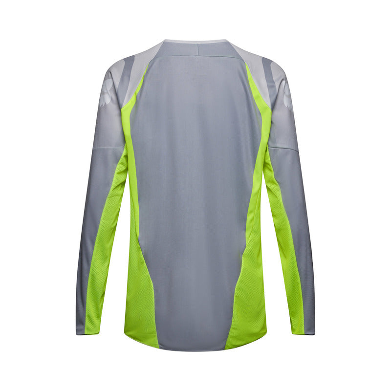 BLUZA MOTOCYKLOWA FOX 180 FRAME GREY YELLOW