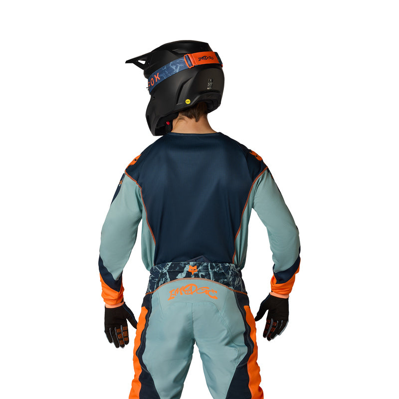 BLUZA MOTOCYKLOWA FOX 180 IMAGE PRINT ARCTIC BLUE