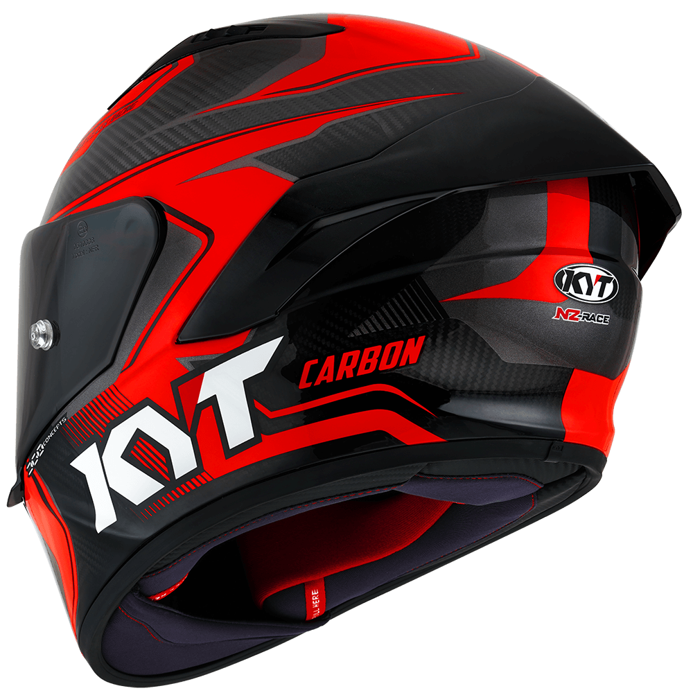 Kask Motocyklowy KYT NZ-RACE COMPETITION czerwony – zdjęcie 5