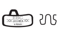 CFA494R - Klocki hamulcowe rowerowe (organiczne wyczynowe) EBC Brakes