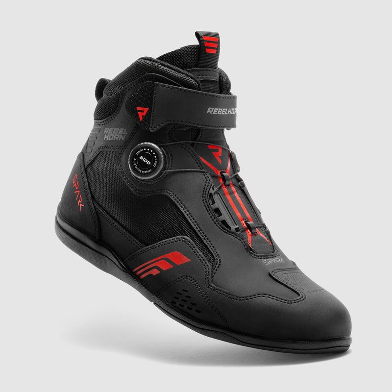 BUTY MOTOCYKLOWE REBELHORN SPARK 3 BLACK RED