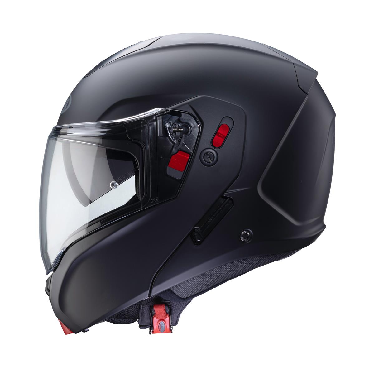 CABERG KASK SZCZĘKOWY FLIP-UP MODEL HORUS X SOLID KOLOR CZARNY MAT (PINLOCK W ZESTAWIE) – zdjęcie 4