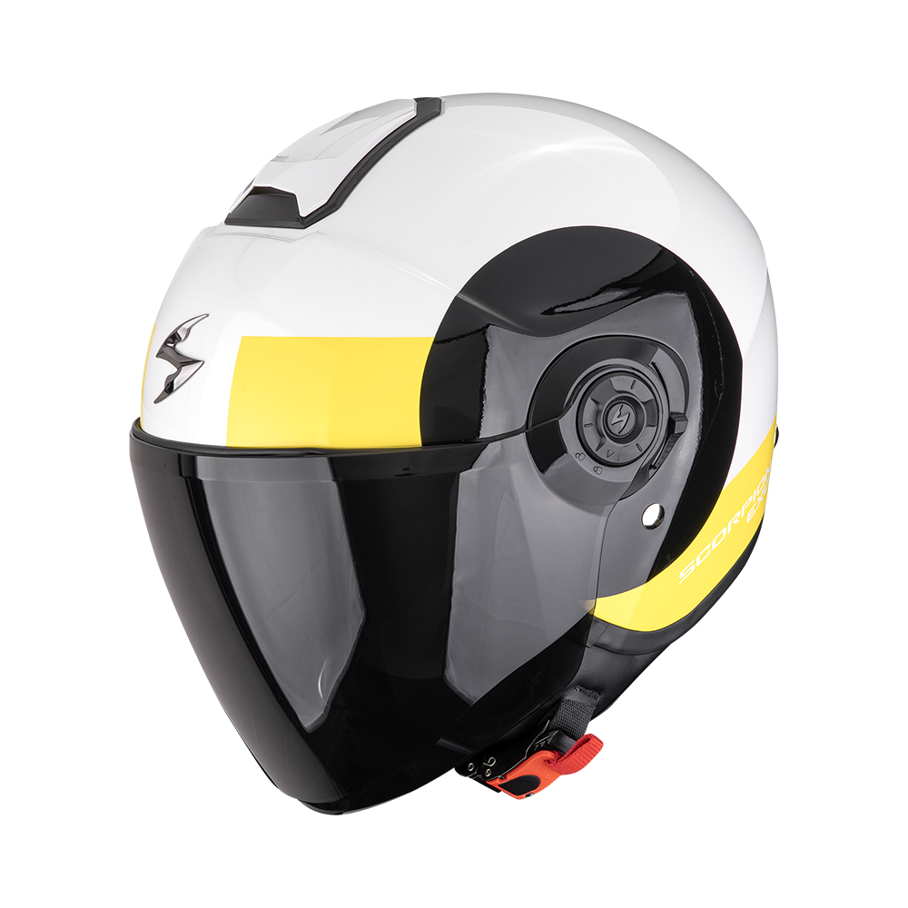 SCORPION KASK EXO-CITY II SHEER WHITE-BK-YELL