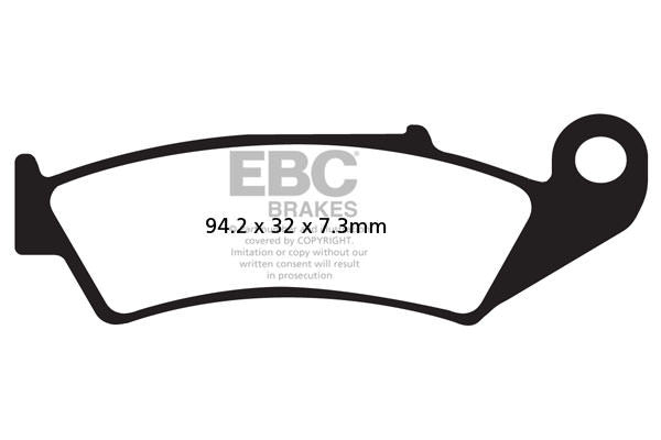 EBC Brakes Klocki hamulcowe EBC MXS125 off-road wyczynowe (kpl. na 1 tarcze)
