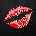 ONEDESIGN naklejka ecoprint 3D soft touch kiss czerwone
