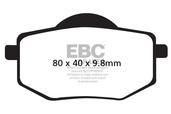 EBC Brakes Klocki hamulcowe EBC FA136 (kpl. na 1 tarcze)