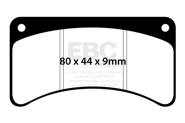EBC Brakes EBC Klocki kartingowe FA515A (1 kpl. na tarczę)