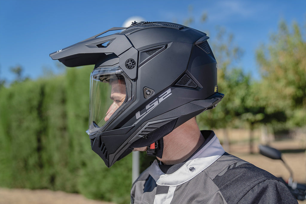 KASK LS2 MX702 PIONEER II HILL WHITE RED