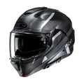 KASK MOTOCYKLOWY HJC F100 CARBON ASKAN BLACK GREY