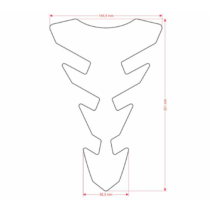 ONEDESIGN Tankpad Expression Slim Cyborbiker