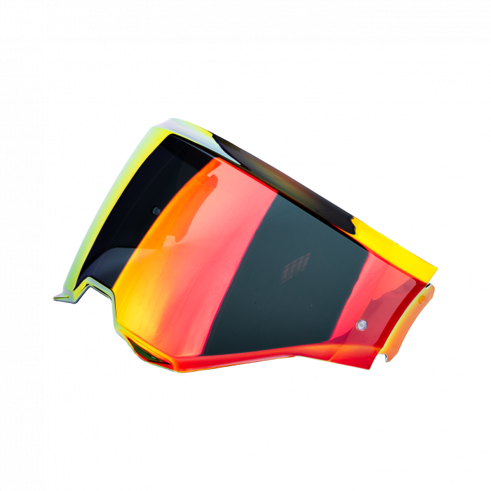 SCORPION SZYBA EXO-TECH/CARBON CZERWONA