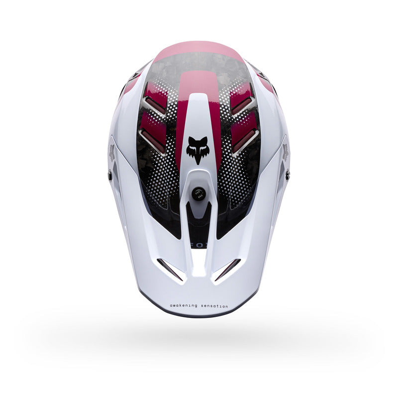 KASK MOTOCYKLOWY FOX V3 RS TACTILE WHITE