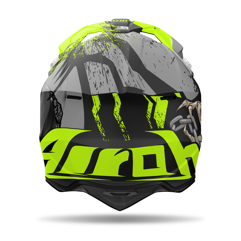KASK MOTOCYKLOWY AIROH WRAAAP DARKNESS MATT