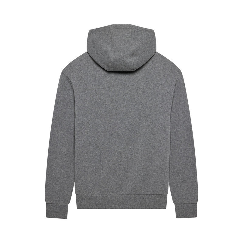 BLUZA Z KAPTUREM DAMSKA FOX CHECKER FLEECE PO HEATHER GRAPHITE