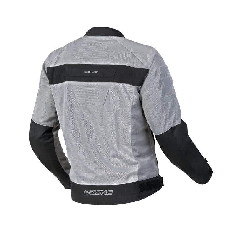 KURTKA MOTOCYKLOWA TEKSTYLNA OZONE DART SILVER BLACK