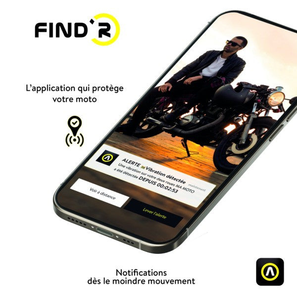 LOKALIZATOR GPS TRACKER MOTO SKUTER AUVRAY FIND'R APP 4G ALARM POWIADOMIENIA