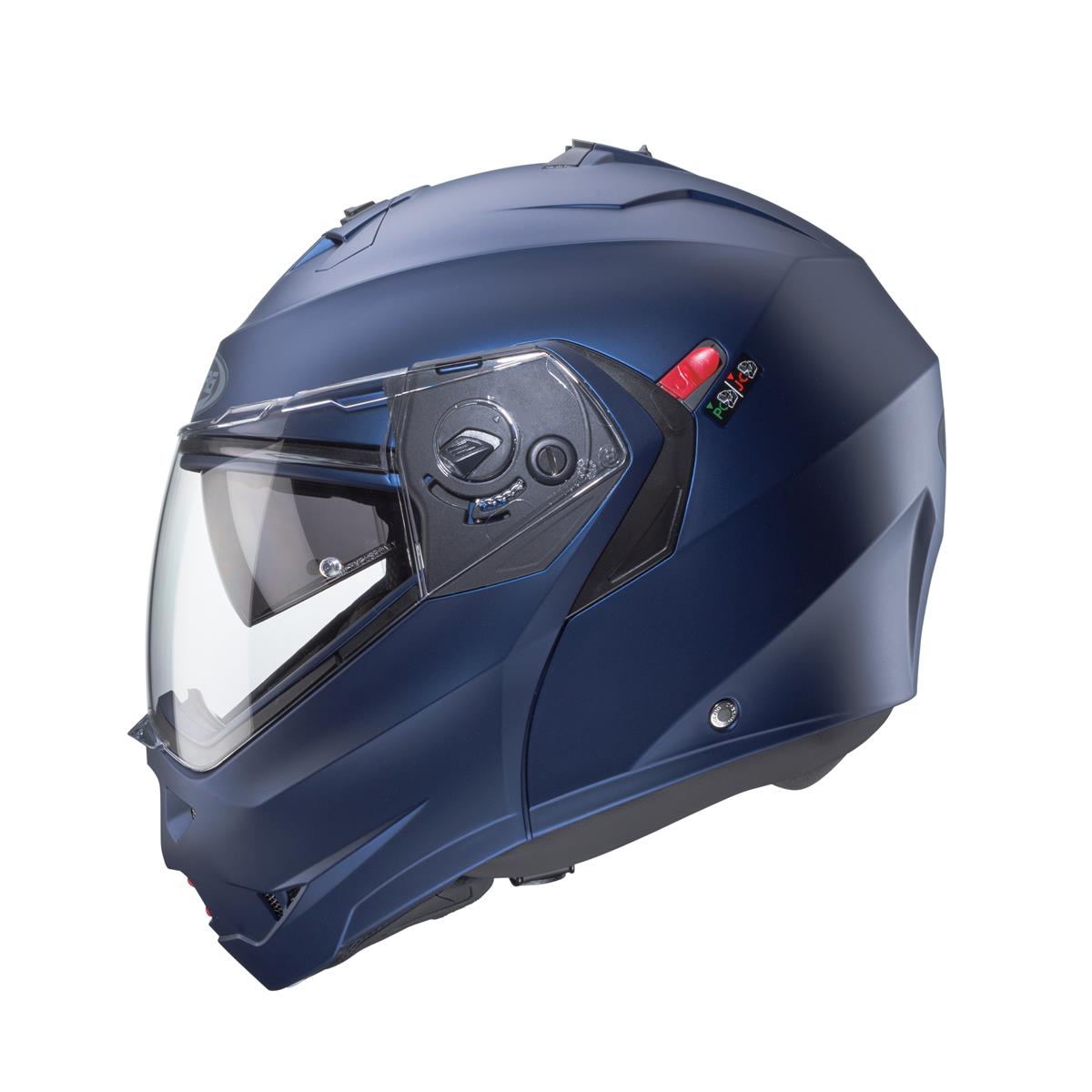CABERG KASK SZCZĘKOWY FLIP-UP MODEL DUKE X SOLID KOLOR NIEBIESKI MAT (YAMAHA) (PINLOCK W ZESTAWIE) – zdjęcie 3
