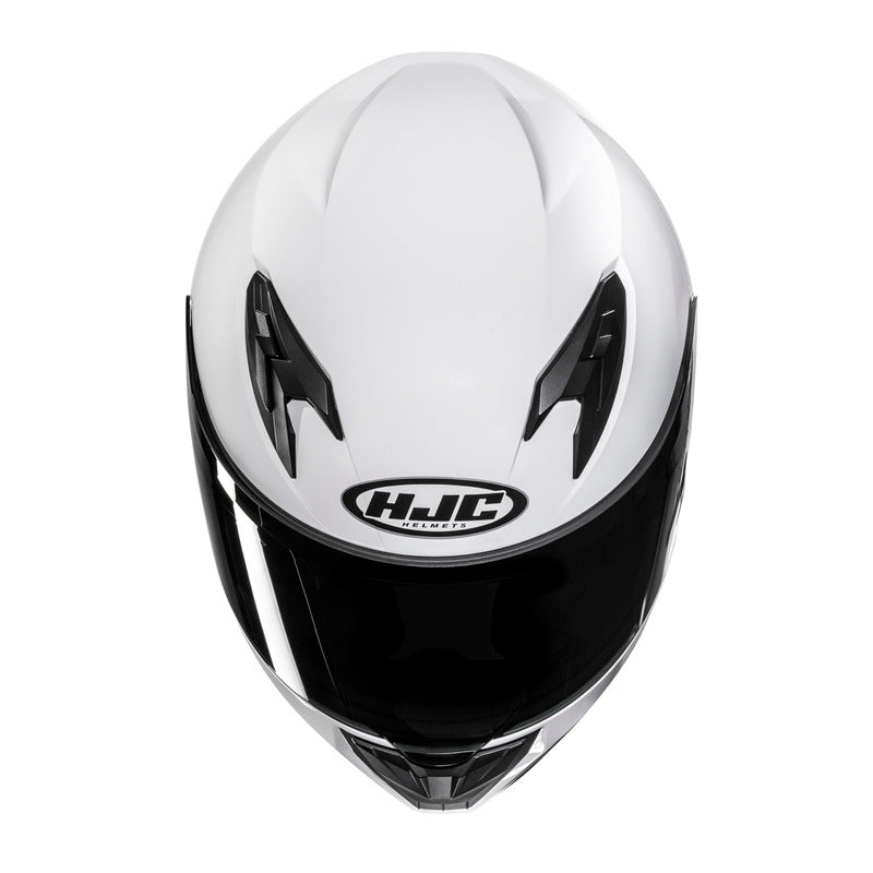 KASK MOTOCYKLOWY JUNIOR HJC Y10 SOLID PEARL WHITE