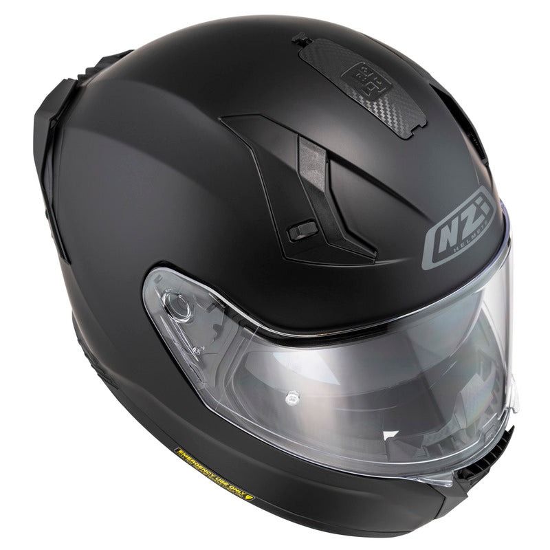 KASK MOTOCYKLOWY NZI GO RIDER STREAM DUO MATT BLACK XS