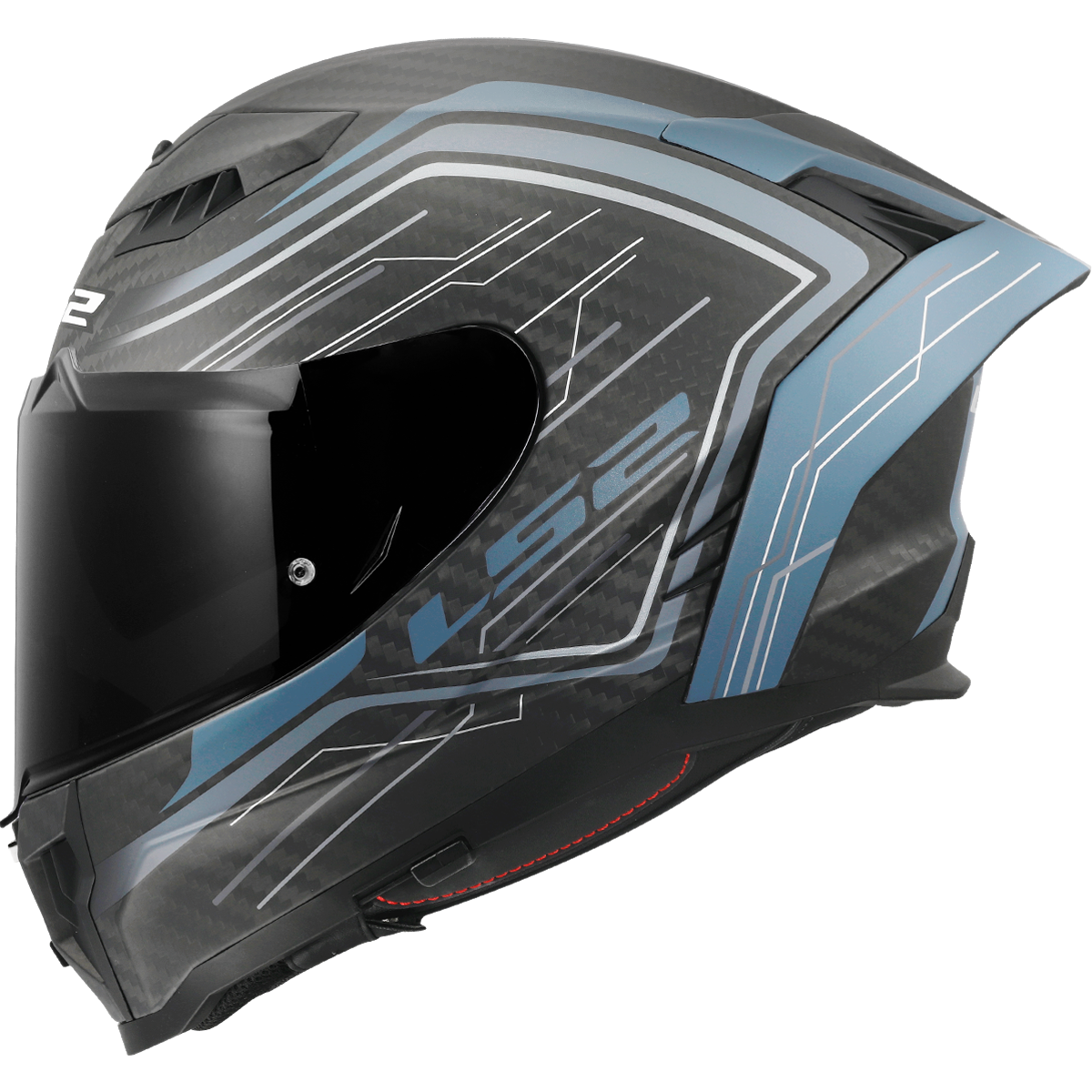KASK LS2 FF807 DRAGON SUBIC BLUE PETROL