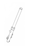 Amortyzator przedni prawy do Suzuki GN250 85-94
