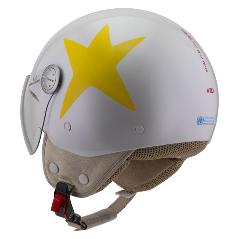 KASK MOTOCYKLOWY NZI PASARELA CONSTELACIÓN AMARILLA XS
