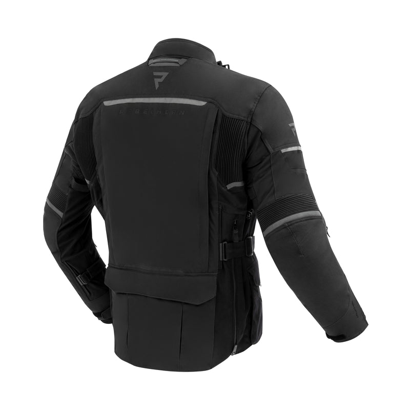 KURTKA MOTOCYKLOWA TEKSTYLNA REBELHORN RANGE BLACK