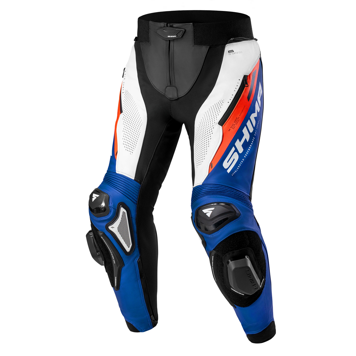 SHIMA MISSION ST MEN PNT BLU/WHT/RD