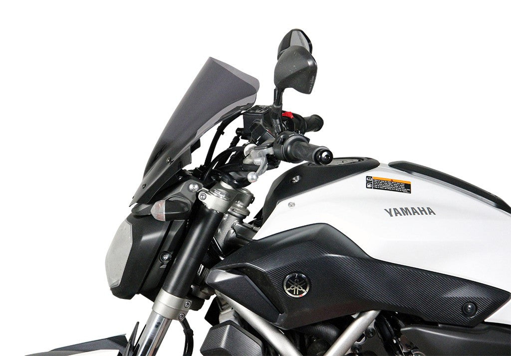 Szyba motocyklowa MRA YAMAHA MT-07 RM04 2014-2017, forma NRM, czarna