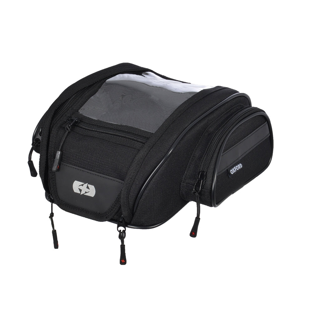 OXFORD TORBA NA ZBIORNIK MOTOCYKLA TANK BAG F1 MINI TANK 7L MAGNETIC (MAGNES) KOLOR CZARNY POJEMNOŚĆ 7L (ZASTĘPUJE OL430) – zdjęcie 2