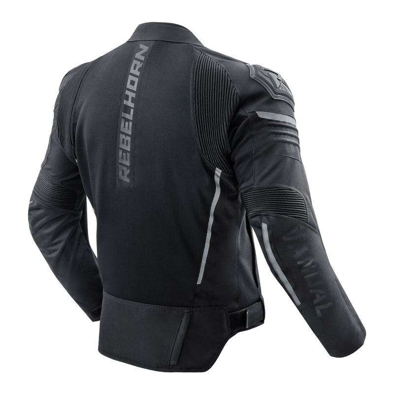 KURTKA MOTOCYKLOWA TEKSTYLNA REBELHORN VANDAL MESH BLACK