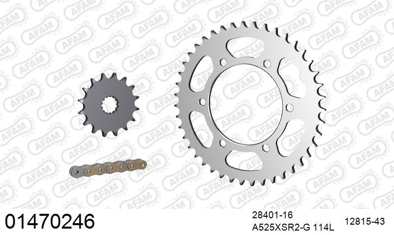 Zestaw napędowy AFAM do SUZUKI GSX-R 600 L1,L2,L3,L4,L5,L6,L7
