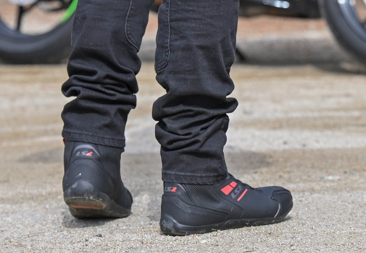 BUTY LS2 GARRA MAN BLACK RED
