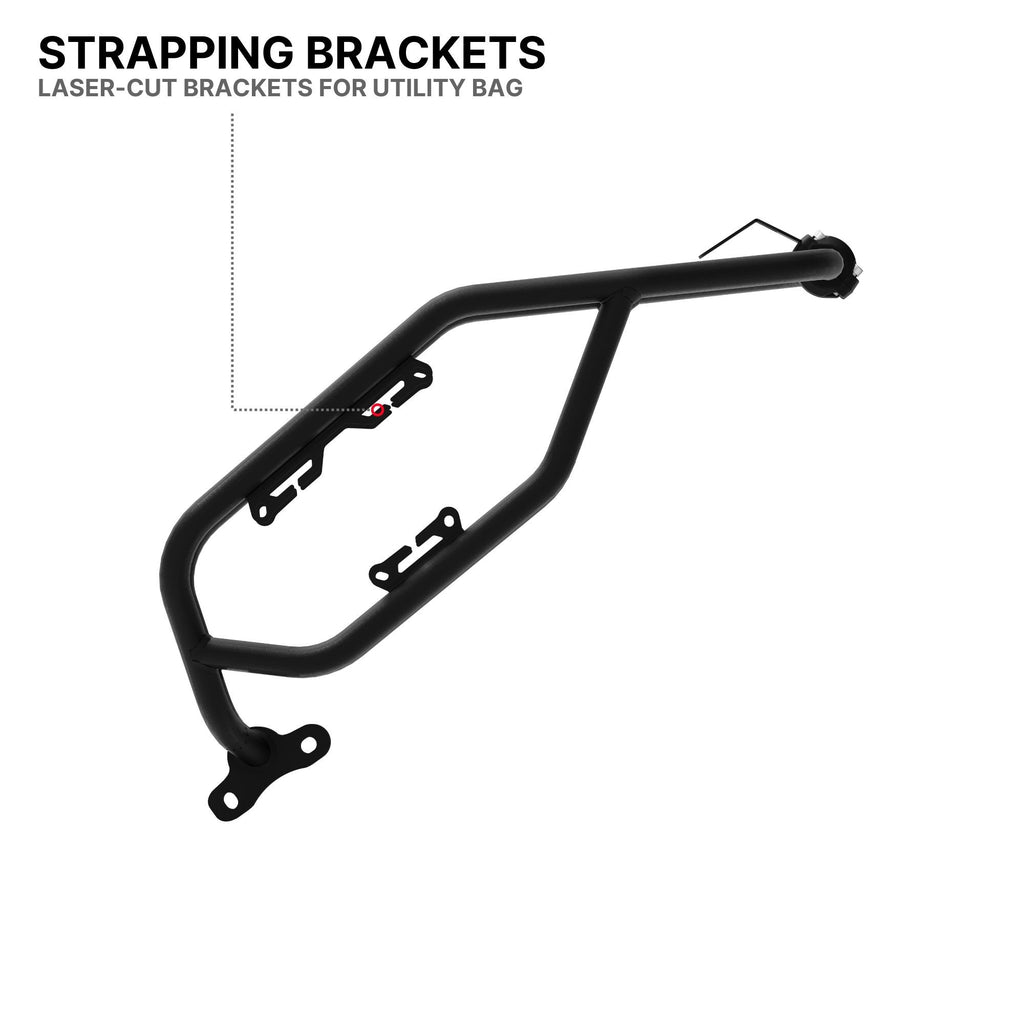 ROXAR TECH Gmole ochronne zbiornika paliwa do KTM 390 ADVENTURE 2025-26 GLOSS BLACK czarny połysk
