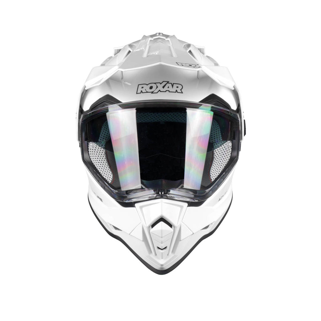 ROXAR HELMETS Kask motocyklowy turystyczny ROXAR ADV Z-Line biały połysk