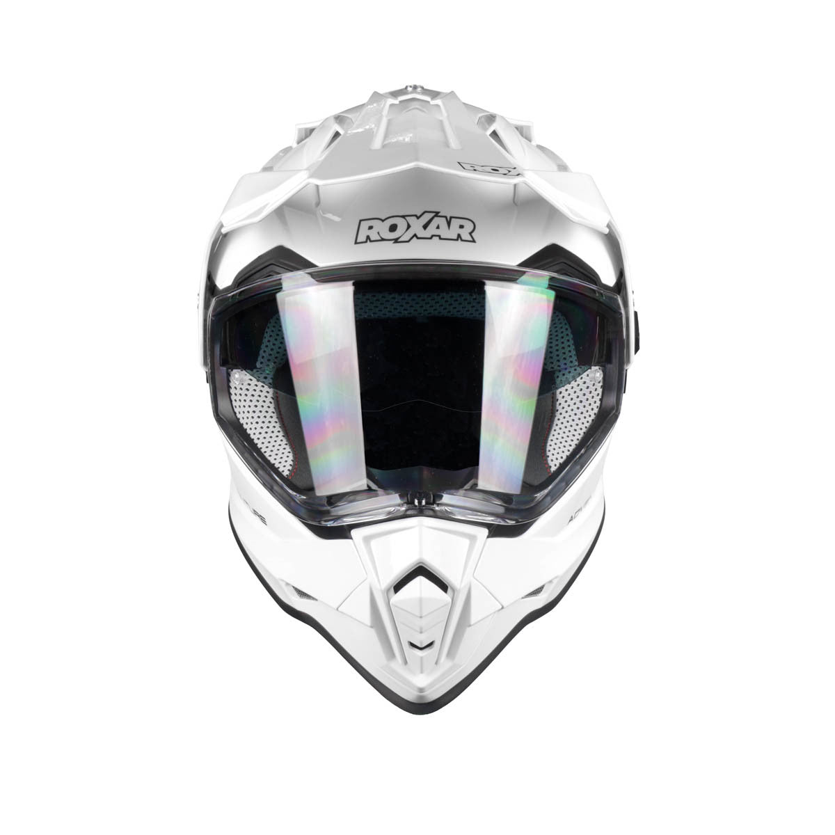 ROXAR HELMETS Kask motocyklowy turystyczny ROXAR ADV Z-Line biały połysk