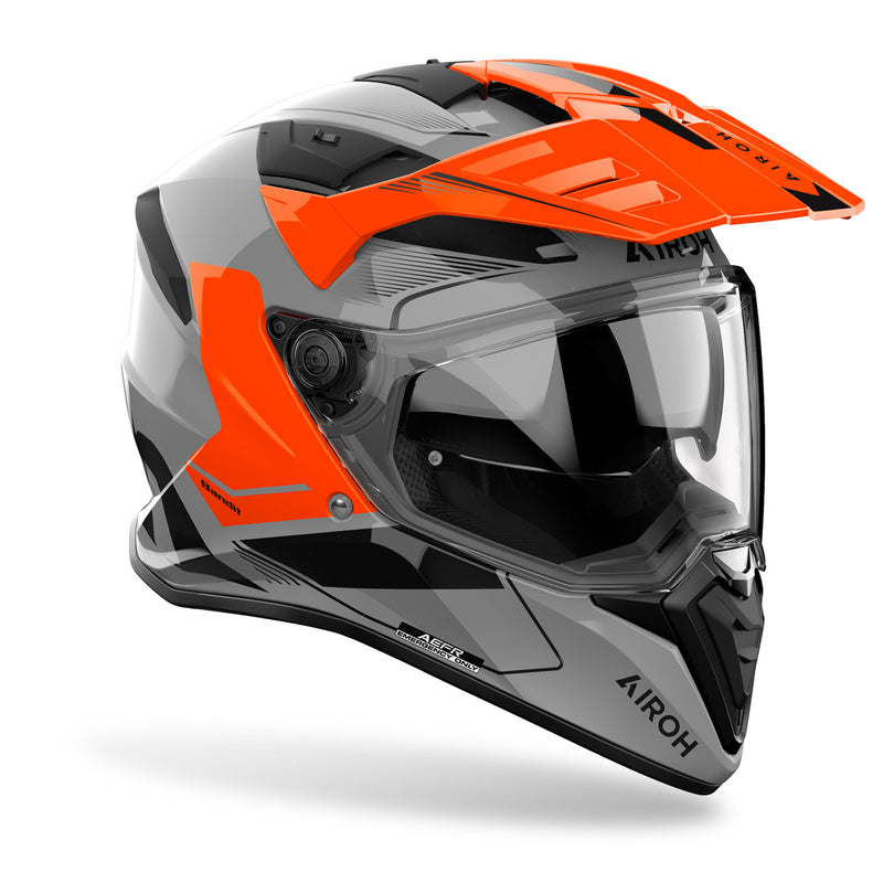 KASK MOTOCYKLOWY AIROH BADX-X TUNE ORANGE GLOSS