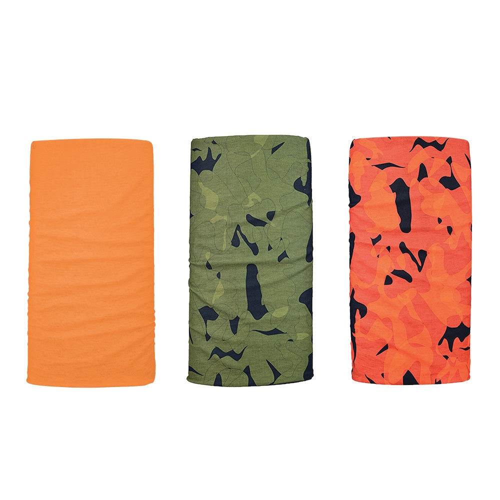 OXFORD KOŁNIERZ WIELOFUNKCYJNY WIATROODPORNY COMFY HAVOC ORANGE 3 SZTUKI W OPAKOWANIU KOLOR CAMO/CZERWONY/POMARAŃCZOWY – zdjęcie 2